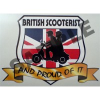 British Scooterist...and Proud of it Shield